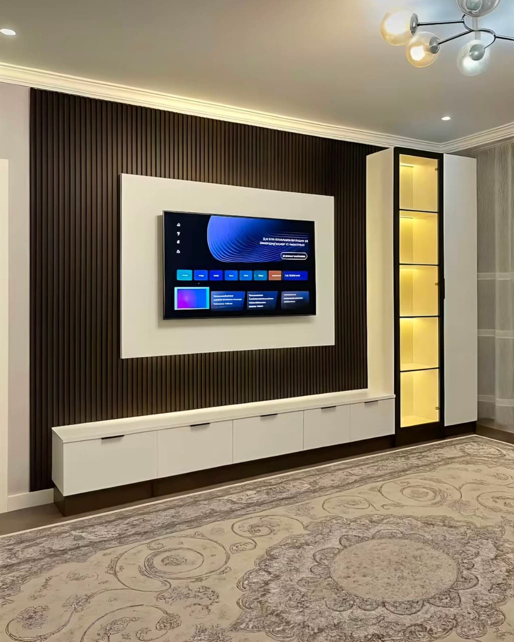 Luxury TV console design project 7